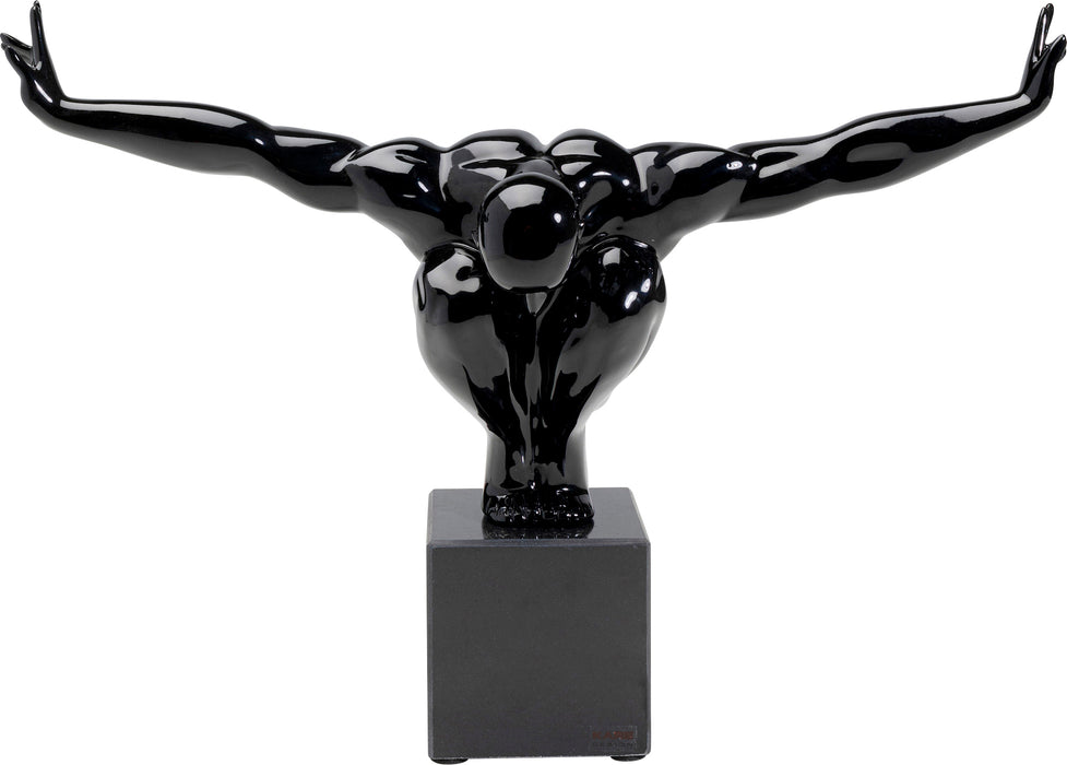 Deco Object Athlet Black Small 43cm