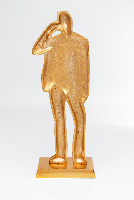 Deco Figurine Standing Man Gold  62cm