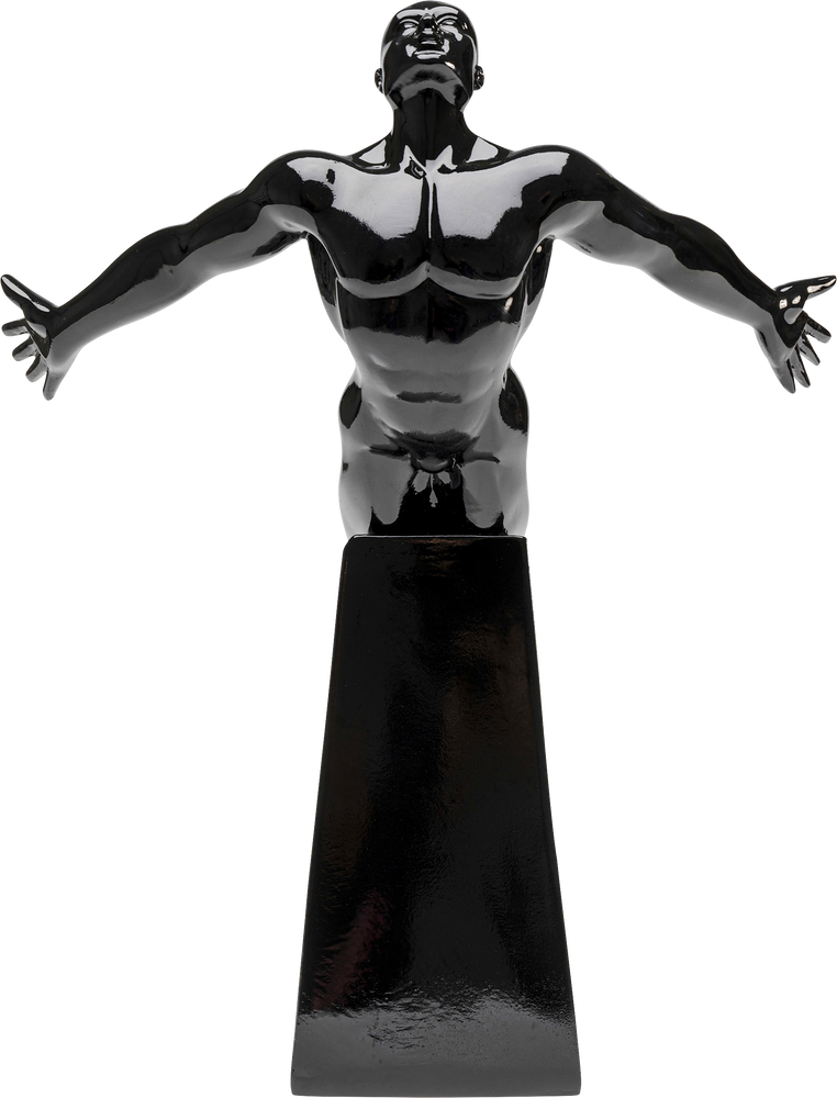Deco Figurine Jumper Black 37cm