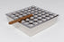 Ashtray Soho Square Silver 25x25cm