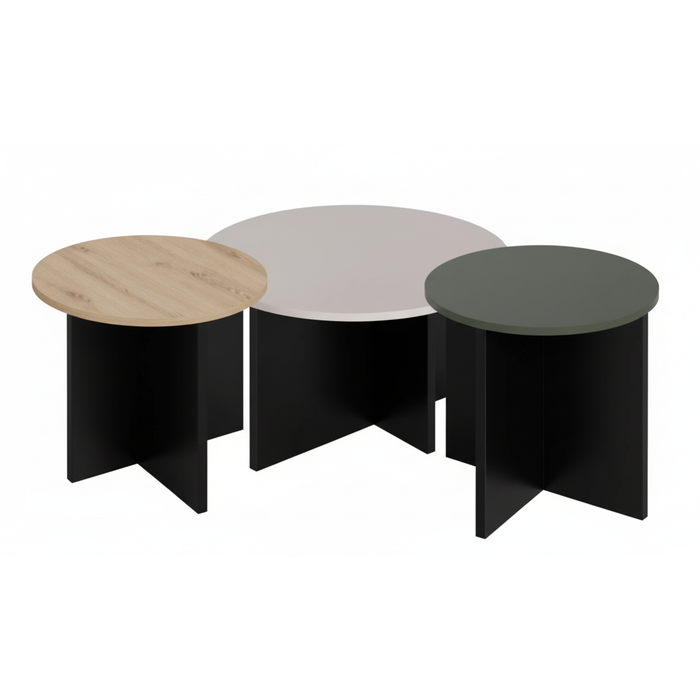 Craft Set of 3 Coffee Tables
