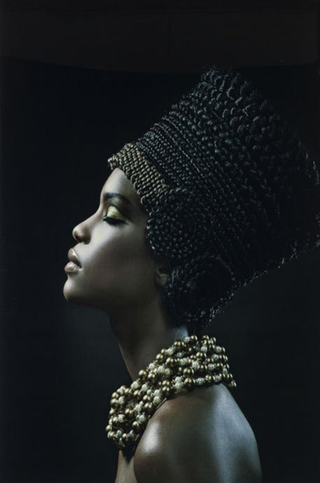 Picture Glass Royal Headdress Profile