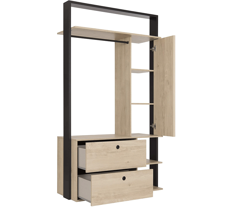Shelves with coat hanger | Duplex
